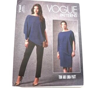 Vogue V1665 sewing pattern, womens skirt top pants, size 14-22 TOM & Linda Platt